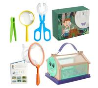 Kit d'Exploration en Plein Air pour | Jouet d'Exploration Nature et Plein Air - Outils Pour Attraper Les Avec Filet Collecteur Pince Et Loupe,pour Garçons, Filles, , Été, Nature, Jardin, Pelouse et