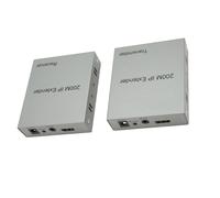 Kit d'extendeur HDMI de 200 m, support 1080P, 3D, IR, alliage d'aluminium