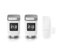 Kit d'extension Chauffage Bosch Smart Home, 2X Thermostat Intelligent, 1x Contact de Porte/fenêtre II, Compatible avec Amazon Alexa, Apple HomeKit et l’Assistant Google