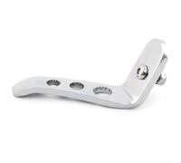 Kit d'extension de béquille de moto en alliage d'aluminium chromé pour faciliter le positionnement et le contrôle du support de moto