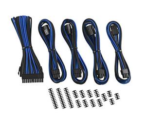 Kit d'extension de câble CableMod Classic ModMesh (Série 8+6, Noir/Bleu)