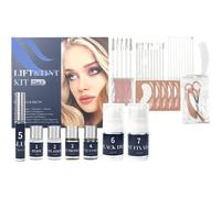 Kit d'extension de cils, kit d'entraînement de cils, fournitures pour débutant, réutilisable, portable, léger, 4,3 x 23,5 x 22,5 cm, parfait pour les femmes et les filles