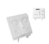 Kit d'extension de cils, Kit d'extension de cils Plateau de pratique d'extension de cils 5 supports pour extensions de cils