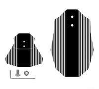 Kit d'extension de garde-boue compatible Brompton, plastique Pp5 durable pour Fender pour vélo pliant, avant ou arrière, noir (kit avant et arrière)