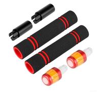 Kit d'extension de guidon avec lumière LED pour scooter Ninebot Max G30 Es avec visibilité nocturne lumineuse et design ergonomique confortable pour une conduite sûre en couleur noire (C)