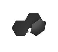 Nanoleaf – Kit d'extension Shapes Ultra Black Hexagone – 3 panneaux LED RGBW Wi‑Fi Alexa