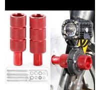 Kit d'extension de support de montage de lumière LED pour scooter Fender en alliage d'aluminium pour une installation fiable sur véhicule (rouge)