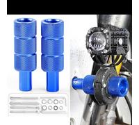 Kit d'extension de support de montage pour éclairage LED pour scooter Fender en alliage d'aluminium avec propriétés résistantes à la rouille (bleu)