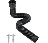 Kit d'extension de tuyau de descente, flexible, rond, diamètre 80/100 mm, tuyau de descente de 47 à 150 cm