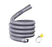 Kit d'extension de tuyau de vidange de lave-vaisselle 100 cm extensible avec adaptateur et colliers de serrage, usage général (60 cm)