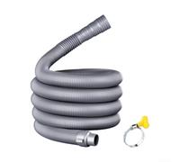 Kit d'extension de tuyau de vidange de lave-vaisselle 100 cm extensible avec adaptateur et colliers de serrage, usage général (80 cm)