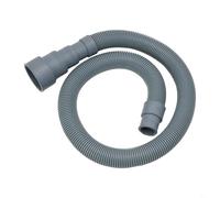 Kit d'extension de tuyau de vidange pour machine à laver et lave-vaisselle avec connecteur et colliers de serrage en polypropylène gris 70/150/200 cm (70 cm)