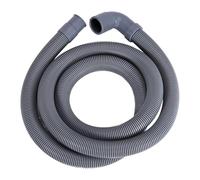Kit d'extension de tuyau vidange for lave-linge et lave-vaisselle, 1.5m-2m, avec support en forme U, ajustement universel(2m)