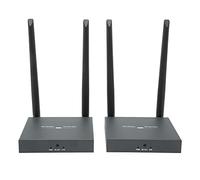 Kit D'Extension D'interface Multimédia HD 1080P, Télécommande IR, Pénétration Murale à 200m, Extension sans Fil pour TV (Prise UE)