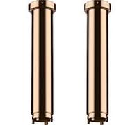 Kit d'extension Hansgrohe AXOR ShowerSolutions 13603300 230 mm pour montage au plafond ShowerHeaven 1200/300 4jets, or rouge poli