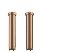 Kit d'extension hansgrohe ShowerSolutions 13603310 230 mm pour montage au plafond ShowerHeaven 1200/300 4jet, brossé Red Or