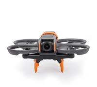 Kit d'extension pliable du train d'atterrissage pour DJI Avata 2 Jambes de train d'atterrissage pour drone Accessoire pour pied à hauteur réglable Blocage rapide Pieds de protection (Orange)
