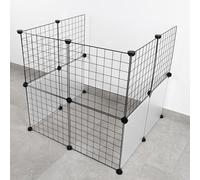 KIT D'EXTENSION pour ENCLOS MODULAIRE Peter 4 Panneaux Transparent