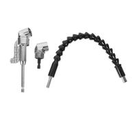 Kit D'extension pour Perceuse Arbre Flexible, Travail à Angle Droit | Douille Incluse, Compatibilité, Acier Inoxydable et Plastique, pour Mécanique, Vélos et Montage