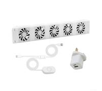 Kit d'extension pour radiateur avec capteur de température et thermostat de contrôle, design écoénergétique pour une meilleure répartition de la chaleur dans la maison et le bureau (mono-ensemble)