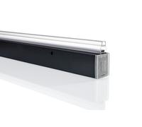 Kit dextension SolvaPro HÜPPE, niche pour porte battante avec cadre partiel, fabrication sur mesure, jusquÃ 220cm de hauteur, S29080123, Couleur: édition noire