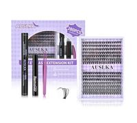 Kit d'extensions de cils individuels 30D + 40D, volume de 10 à 16 mm, kit d'extension de cils individuels à faire soi-même à la maison, avec liaison de cils et joint, pince à épiler