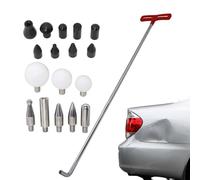Kit d'extracteur de bosses pour carrosserie - crochet de réparation automobile | Outil de débosselage à levier | Têtes interchangeables en acier au manganèse | Ensemble d'outils pratiques d'accessoire