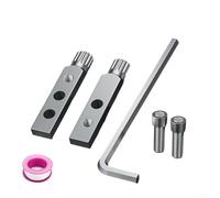 Kit d'extracteur de fil de valve d'angle pour réparation de robinet, élimine efficacement les tuyaux et les vis cassés, outil en métal robuste pour une utilisation à long terme