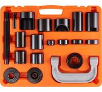 kit d'extracteur de joint à rotule de 21 pièces, 520 x 430 x 90 mm Kit universel d'outils d'extraction de joint à rotule en acier au carbone pour automobile, avec boîte d'extracteurs de joint à rotule