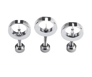 Kit d'extracteur de pointeur de manomètre industriel en acier inoxydable, lot de 3, extracteur d'aiguilles pour compteurs de type levier, outil de retrait pour embouts de jauge de 0,7 mm à 1,2 mm