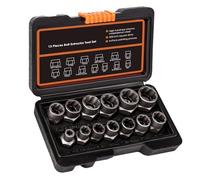 Kit d'extracteur de vis - Kit d'outils à main en métal de 17 cm pour enlever les éléments de connexion rouillés et cassés, système de ouille facilement amovible avec structure d'extraction