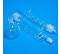 Kit d'extracteur Soxhlet en verre de laboratoire (1 pièce) de 150 ml à 1000 ml avec condenseur et ballon à fond plat for une extraction efficace par solvant(500ml)