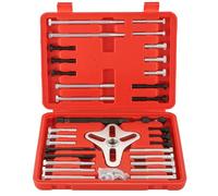 Kit d'extracteurs de poulie d'équilibrage harmonique 46 pièces | Extracteur de volant moteur complet, kit d'extracteur de volant de direction, extraction de poulie de vilebrequin, extracteur d'engre