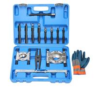 Kit d'extracteurs de roulements 14 pièces, kit d'outils séparateurs de roulements d'une capacité de 5 tonnes, kit de révision de roulements de pignon avec mâchoires de 2" et 3", kit d'outils séparat