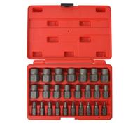 Kit d'extracteurs de vis à cannelures multiples Acier 25 pièces