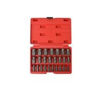 Kit d'extracteurs de vis à cannelures multiples Acier 25 pièces