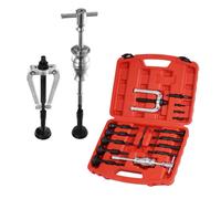 Kit d'extraction de bague de roulement à pinces et d'extracteur de joint - Kit d'outils pilotes à marteau coulissant - Extracteur de palier interne - 10 pinces et contre-pinces réglables - 16 pièces