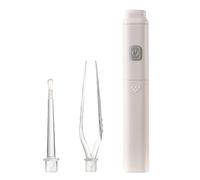 Kit d'extraction de cire d'oreille - ABS nettoyant pour oreilles | Outils de suppression de cabine d'oreille avec lumière | Conseils en silicone cuillère et nez nettoyage du nez clip avec lumière