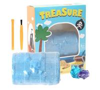 Kit d'extraction de Pierres précieuses - Jouet de fouille archéologique DIY | Kit de fouille de pierres précieuses pour , jouet d'excavation de fossiles bricolage avec cristaux et minéraux cachés,