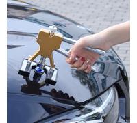 Kit d'extraction de plastique pour carrosserie de voiture, feuille métallique sans peinture, outils de réparation pour enlever les fosses de grêle, ensemble de ventouses chaudes de plusieurs tailles a