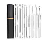 Kit d'extraction de points noirs, 10 piÃces, outil professionnel pour Ãliminer l'acnÃ et les comÃdons