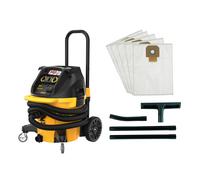 Kit d'extraction de poussière humide/sèche DEWALT 38 L Classe M DWV905MKIT