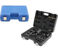 Kit d'extraction d'injecteur diesel, actionnement pneumatique, jeu d'outils complet, noir