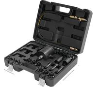 Kit d'extraction d'injecteur diesel,pneumatique, jeu d'outils complet, noir
