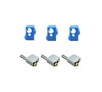 Kit d'extrémité Chaude SR for imprimante 3D, buse en Laiton de 0,4 mm, Manchon Isolant en Silicone Bleu