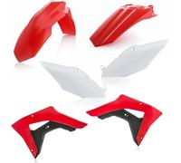 Kit d'habillage ACERBIS 6 pièces rouge/blanc