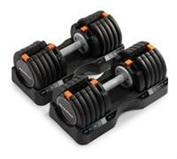 Haltères réglables NordicTrack - Noir - 25kg - Tout le corps - Plateau de rangement ajusté inclus