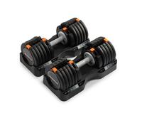 Haltères réglables NordicTrack - Noir - 25kg - Tout le corps - Plateau de rangement ajusté inclus