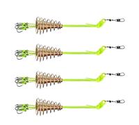 Kit d'hameçons de pêche - Crochet de pêche à ressort anti-suspension - Accessoires de pêche, poids de pêche, émerillons pour crappie, Bluegill, Bass