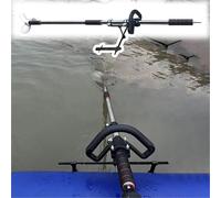 Kit d'hélice de bateau d'urgence alimenté par perceuse avec support, moteur de kayak à la traîne pour étang de lac, pagaie de secours manuelle portable légère